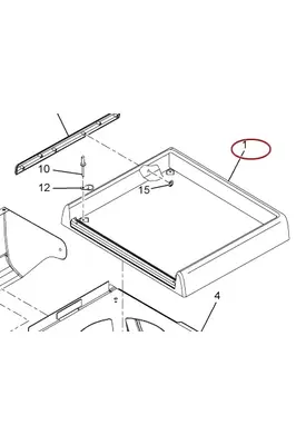 INTERNATIONAL 9900 Interior Parts, Misc.