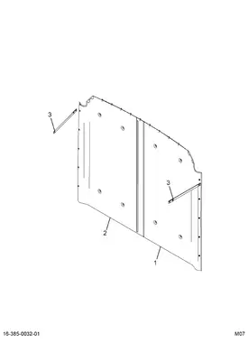 INTERNATIONAL 9900 Interior Trim Panel