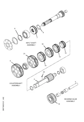 INTERNATIONAL 9900 Manual Transmission Parts, Misc.