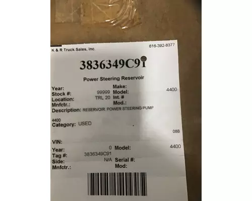 INTERNATIONAL 9900 Power Steering Assembly