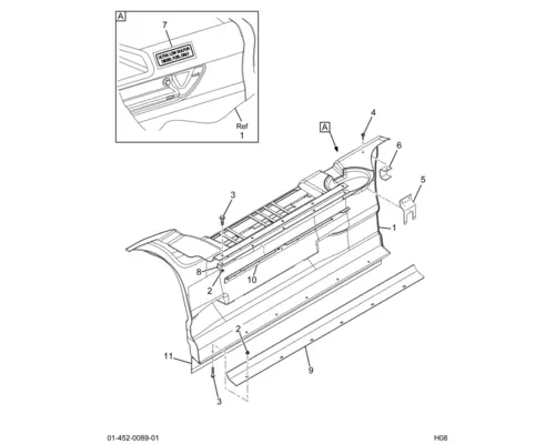 INTERNATIONAL 9900 Skirt