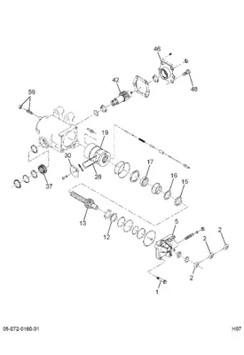 INTERNATIONAL 9900 Steering Shaft