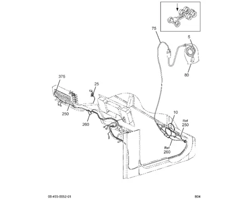 INTERNATIONAL 9900 WIRING HARNESS