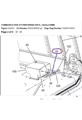 INTERNATIONAL 9900 WIRING HARNESS