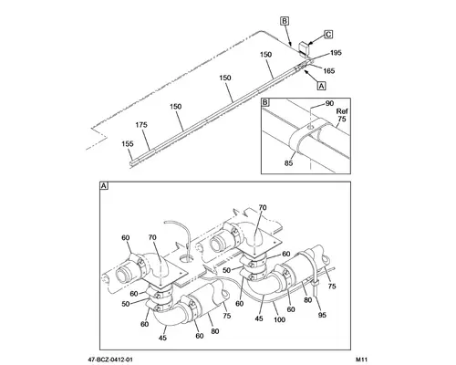 INTERNATIONAL 9900 WIRING HARNESS