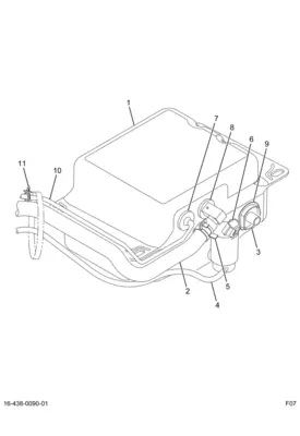 INTERNATIONAL 9900 Windshield Washer Reservoir