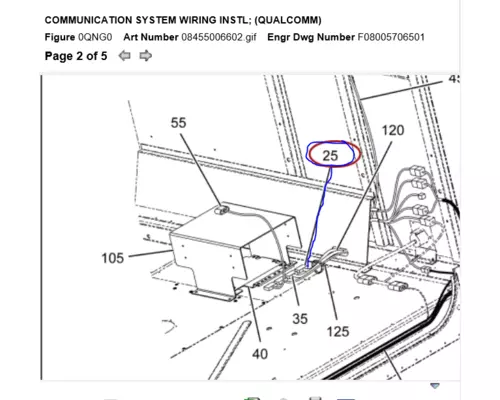 INTERNATIONAL 9900 Wire Harness