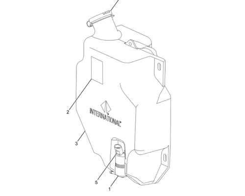 INTERNATIONAL 9900i Windshield Washer Reservoir