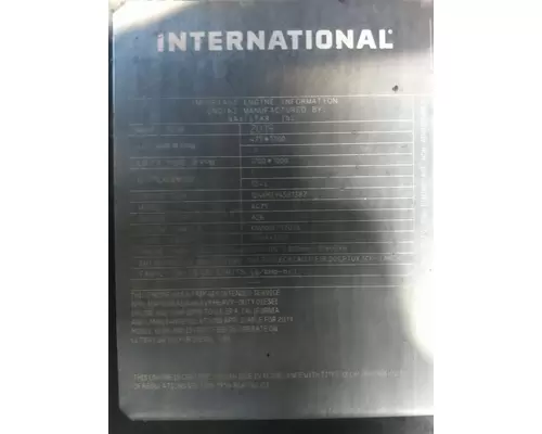 INTERNATIONAL A26  EPA 17 ENGINE ASSEMBLY