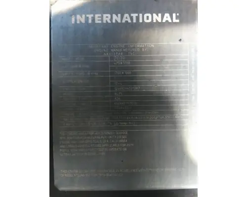 INTERNATIONAL A26 EPA 17 ENGINE ASSEMBLY