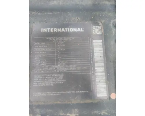 INTERNATIONAL A26 EPA 17 ENGINE ASSEMBLY