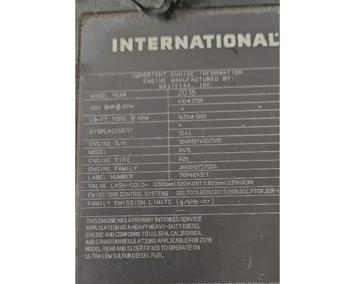INTERNATIONAL A26 Engine Assembly