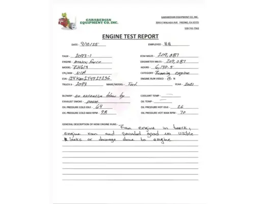 INTERNATIONAL A26 Engine Assembly