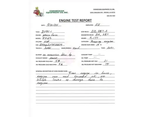 INTERNATIONAL A26 Engine Assembly