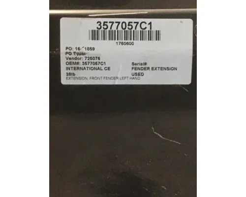 INTERNATIONAL CE 200/300 BUS  Fender Extension