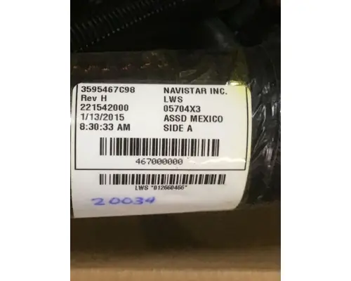 INTERNATIONAL CF500 Electronic Parts, Misc.