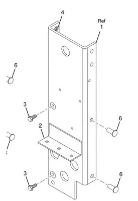 INTERNATIONAL CF600 Brackets, Misc.