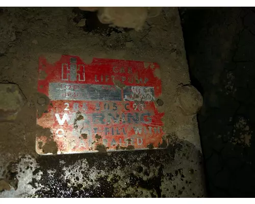 INTERNATIONAL COF-4070 Body, Misc. Parts