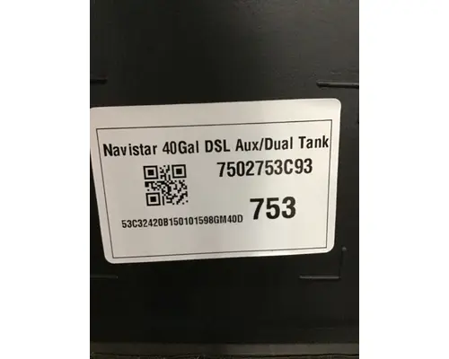 INTERNATIONAL CV Fuel Tank
