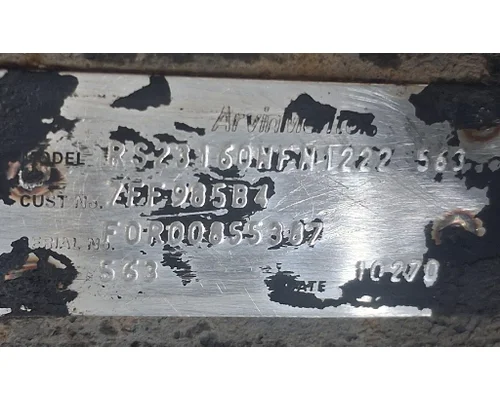 INTERNATIONAL Corporate Air/IROS Cutoff Single Axle