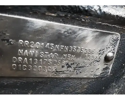 INTERNATIONAL Corporate Air/IROS Cutoff Tandem Axle