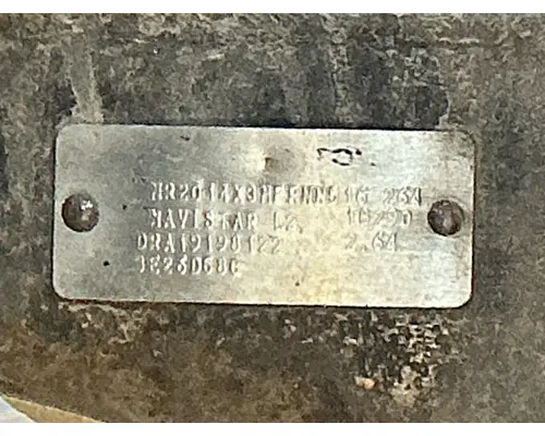 INTERNATIONAL Corporate Air/IROS Cutoff Tandem Axle