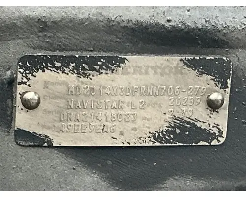 INTERNATIONAL Corporate Air/IROS Cutoff Tandem Axle