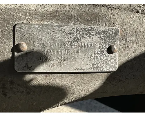 INTERNATIONAL Corporate Air/IROS Cutoff Tandem Axle