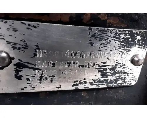 INTERNATIONAL Corporate Air/IROS Cutoff Tandem Axle