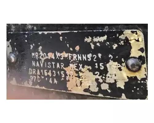 INTERNATIONAL Corporate Air/IROS Cutoff Tandem Axle