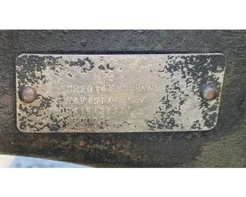 INTERNATIONAL Corporate Air/IROS Cutoff Tandem Axle