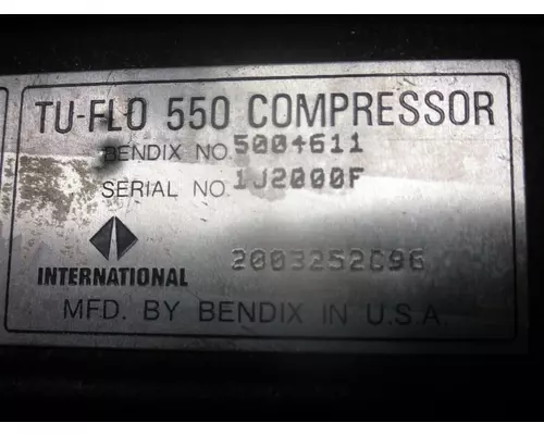 INTERNATIONAL DT 466E Air Compressor
