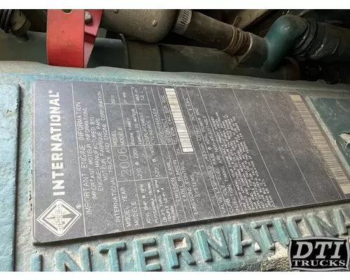 INTERNATIONAL DT 466E Front Cover