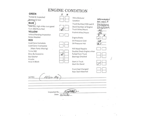 INTERNATIONAL DT466E EPA 04 ENGINE ASSEMBLY