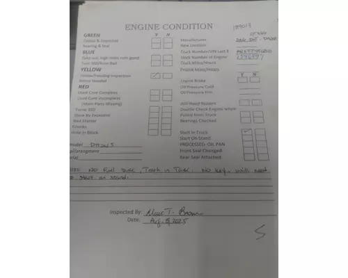 INTERNATIONAL DT466E EPA 04 ENGINE ASSEMBLY