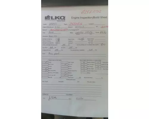INTERNATIONAL DT466E EPA 07 ENGINE ASSEMBLY