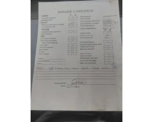 INTERNATIONAL DT466E EPA 96 ENGINE ASSEMBLY