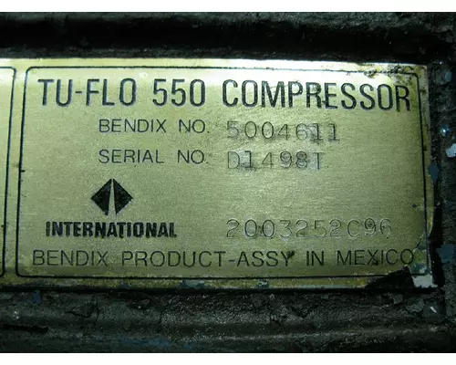 INTERNATIONAL DT466E Compressor (BrakesSuspension)