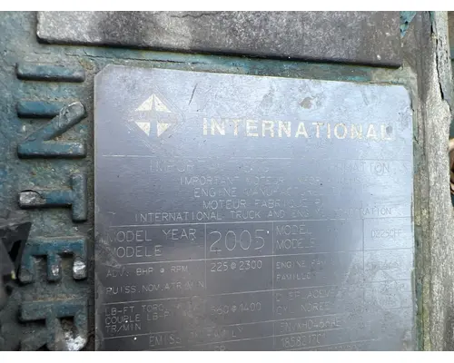 INTERNATIONAL DT466 Engine Assembly
