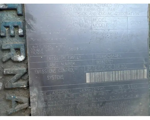 INTERNATIONAL DT466 Engine Assembly