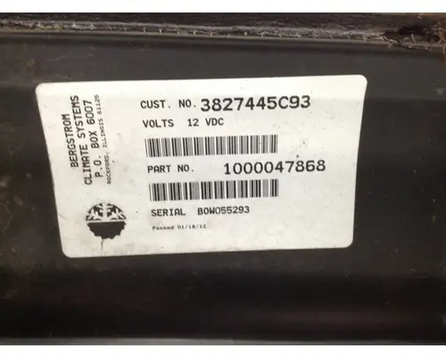 INTERNATIONAL Durastar Body, Misc. Parts