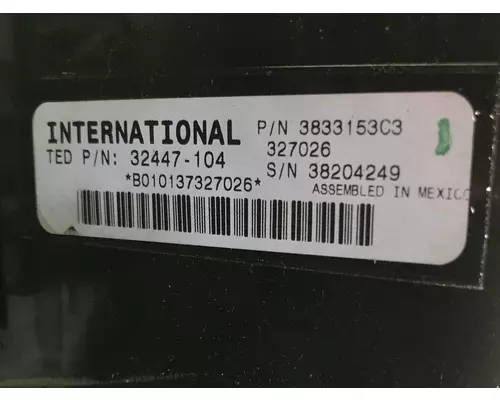 INTERNATIONAL Durastar Electrical Misc. Parts