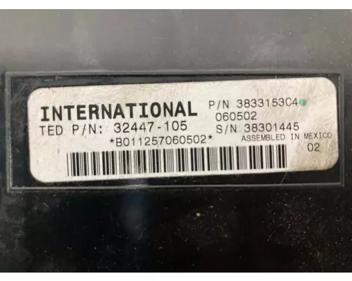 INTERNATIONAL Durastar Electrical Misc. Parts