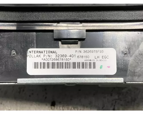 INTERNATIONAL Durastar Instrument Cluster