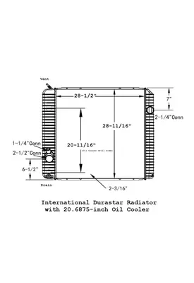 INTERNATIONAL Durastar Radiator