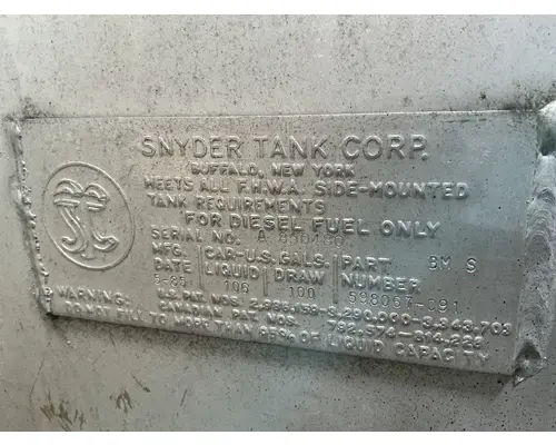 INTERNATIONAL F-9370 Fuel Tank