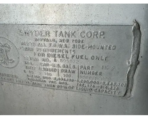INTERNATIONAL F-9370 Fuel Tank