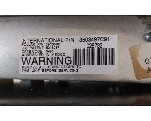 INTERNATIONAL F9300 GAUGE CLUSTER