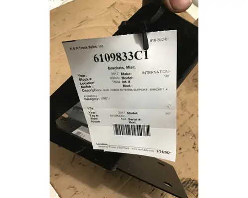 INTERNATIONAL International  Brackets, Misc.