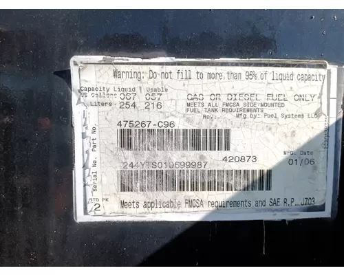 INTERNATIONAL International  Fuel Tank